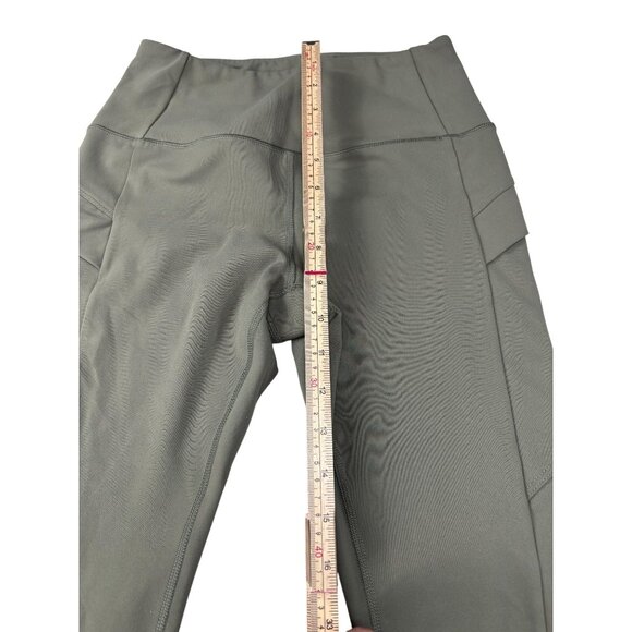 Avalanche Womens Olive Leggings S Polyester/Spandex - Picture 5 of 11